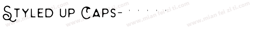 Styled up Caps字体转换